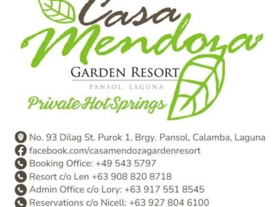 Casa Mendoza Garden Resort - Pansol, Laguna